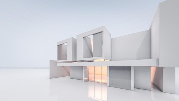 3d rendering illustration modern house 62754 2698